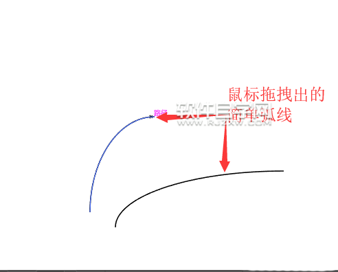 ai如何畫(huà)弧線