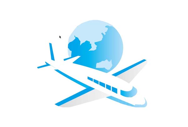 ai怎么繪制航空物流素材