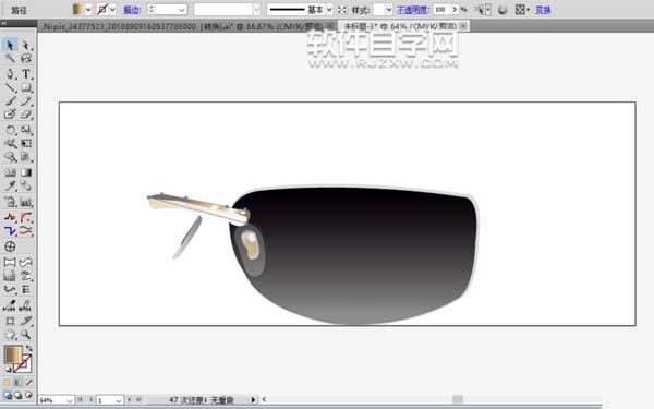 ai怎么設計太陽鏡