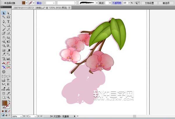 ai怎么畫蝴蝶蘭素材