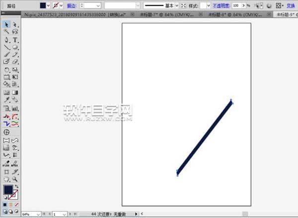 ai怎么畫彩色筆圖片