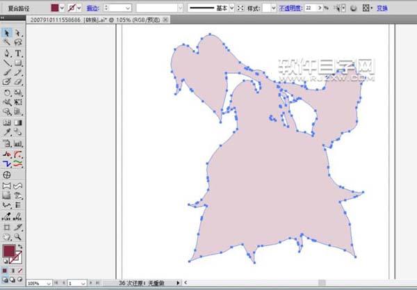 ai怎么畫牽牛花圖案