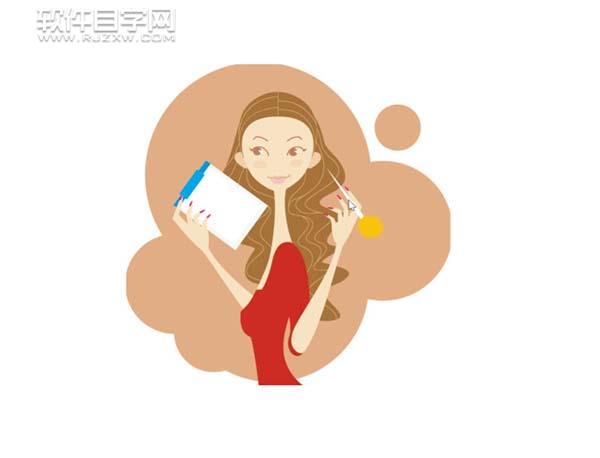 ai怎么畫時尚女孩