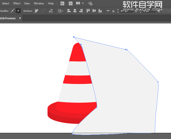 ai怎么畫交通錐