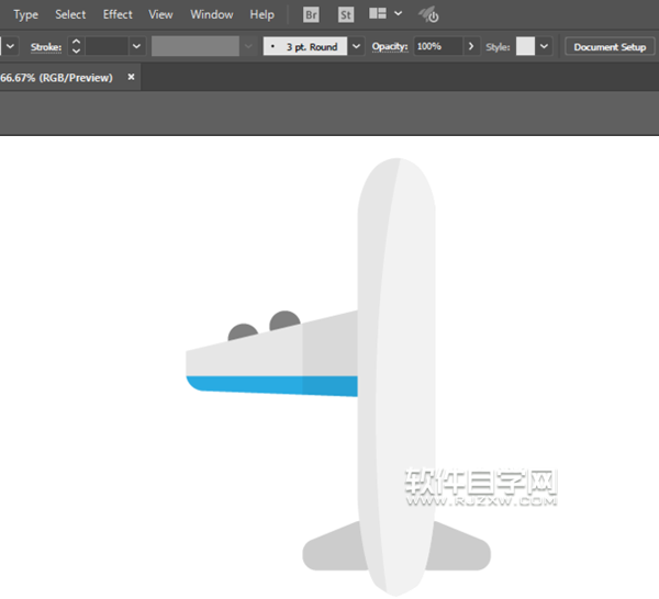 ai怎么畫飛機圖案