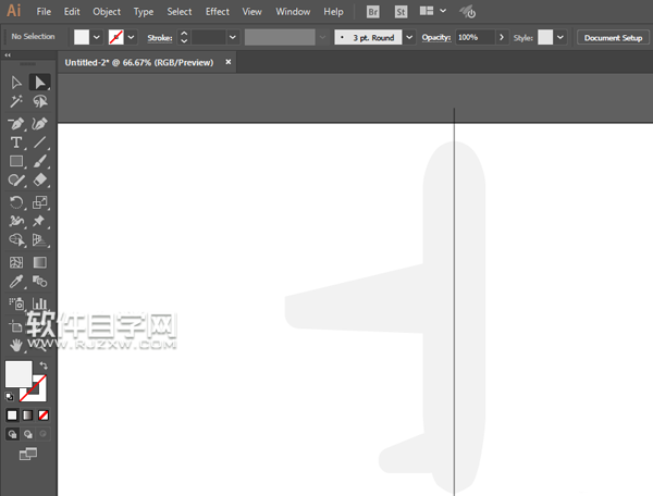 ai怎么畫飛機圖案
