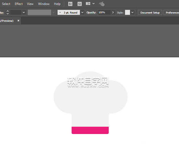 ai怎么畫廚師帽