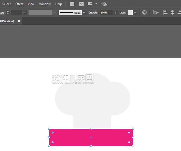 ai怎么畫廚師帽