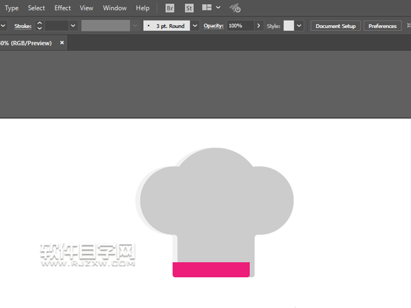 ai怎么畫廚師帽