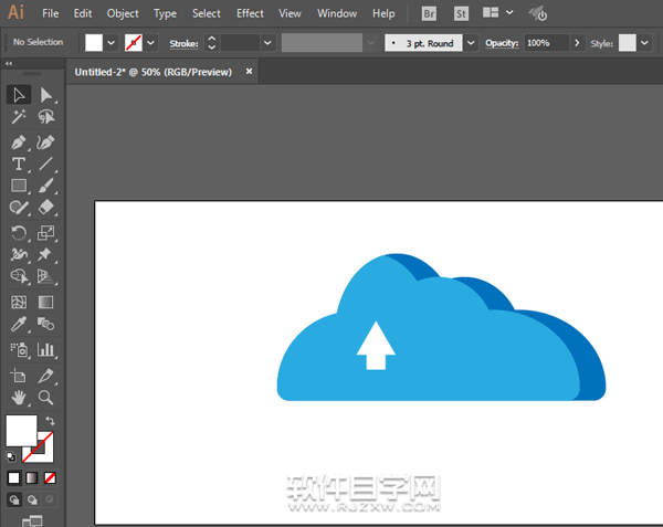 ai怎么設計云上傳下載標志