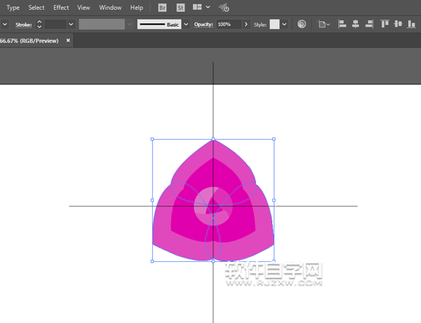 ai怎么畫牡丹花素材