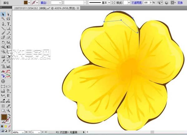 ai怎么畫夜來香素材