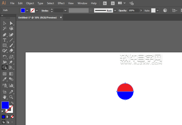 ai怎么畫韓國國旗