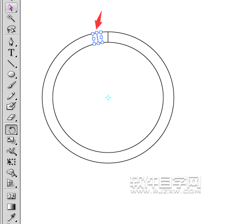 ai中心旋轉復制