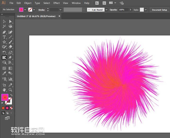 ai怎么畫毛茸茸