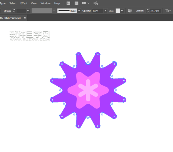 AI怎么畫矢車菊