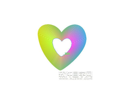 怎么繪制線性漸變的心形