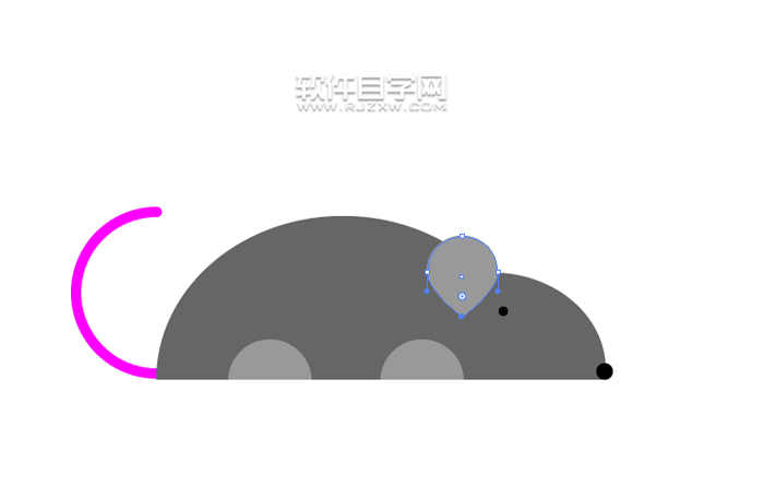 簡單的小老鼠用AI怎么畫