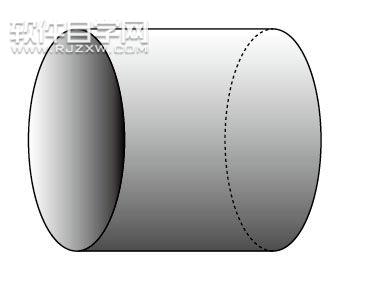 AI圓柱怎么加陰影
