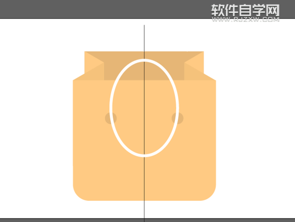 AI怎么畫紙質購物袋