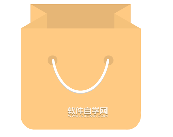 AI怎么畫紙質購物袋