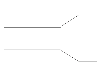 AI怎么繪制一個簡單的手電筒圖案