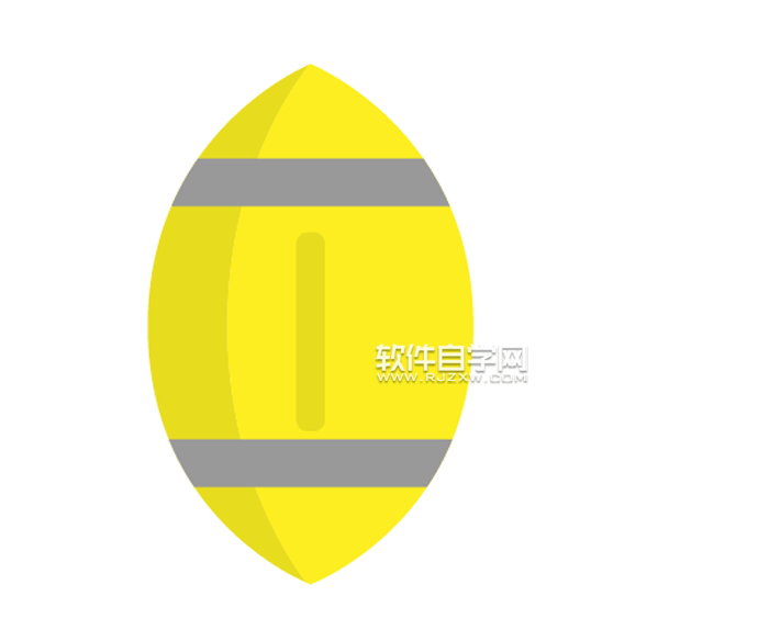 ai怎么畫英式橄欖球？