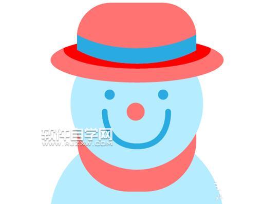 ai怎么繪制圣誕雪人