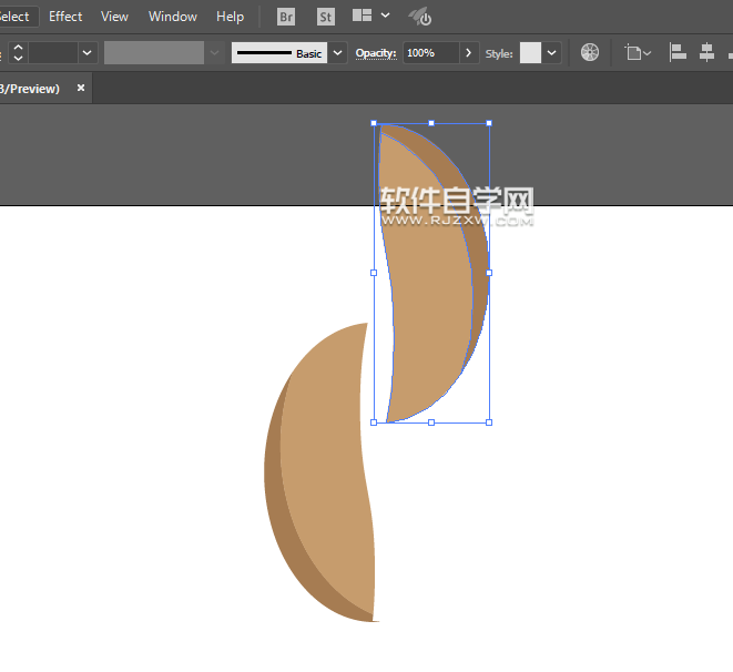 ai怎么繪制咖啡豆呢？