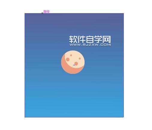 AI繪制一個簡單的星球圖案