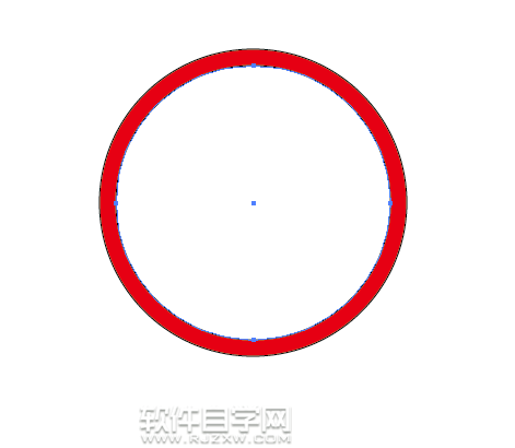 AI繪制禁止向右的圖標