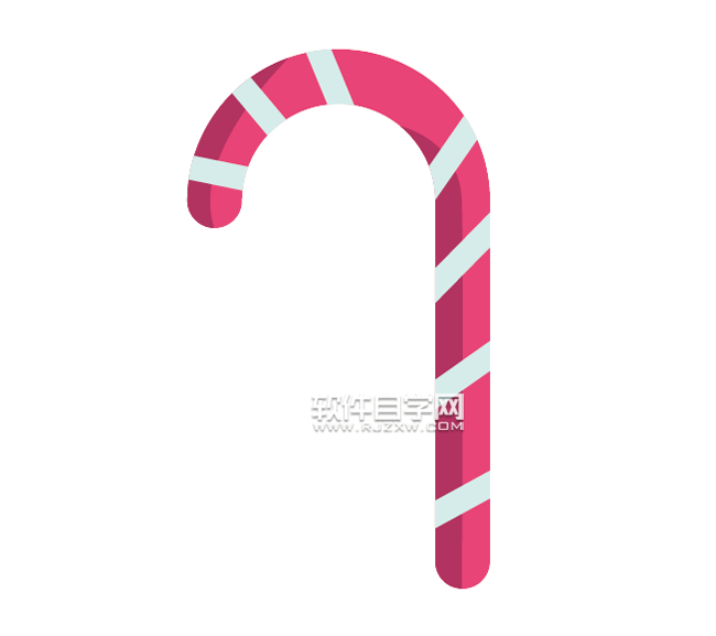 ai繪制拐杖圖標的方法