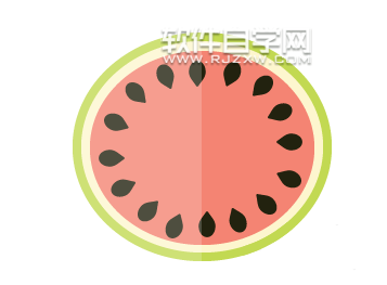 AI怎么繪制西瓜圖標?