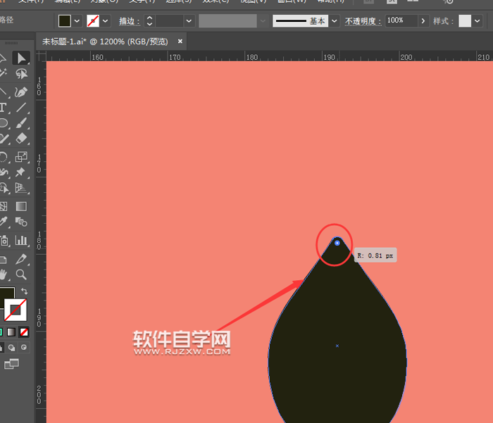 AI怎么繪制西瓜圖標?
