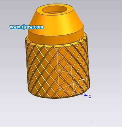 UG10.0繪制滾花建模圖案教程