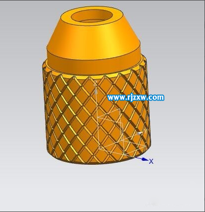 UG10.0繪制滾花建模圖案教程
