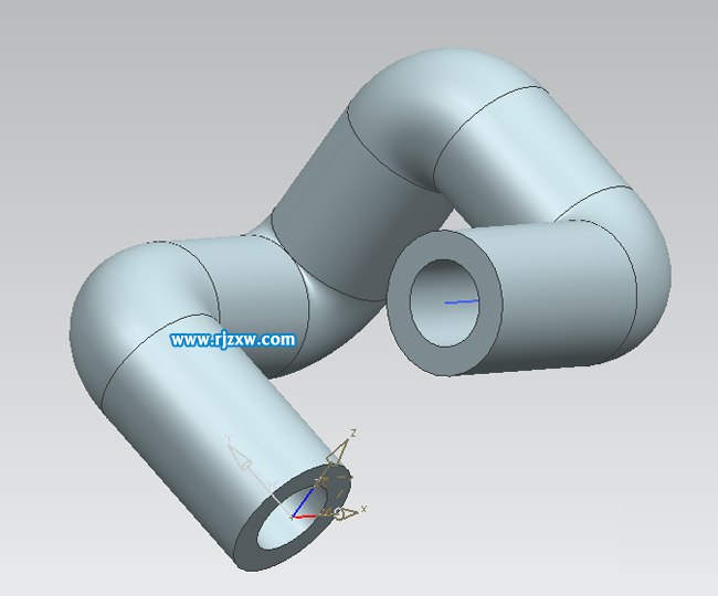 用ug畫(huà)一根彎曲的管子