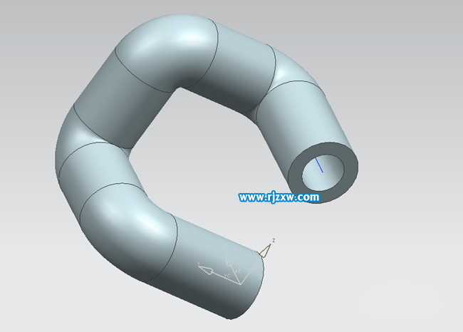用ug畫(huà)一根彎曲的管子