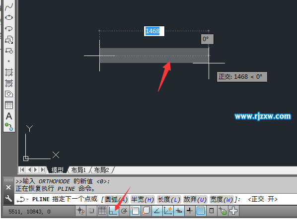 cad的箭頭怎么畫
