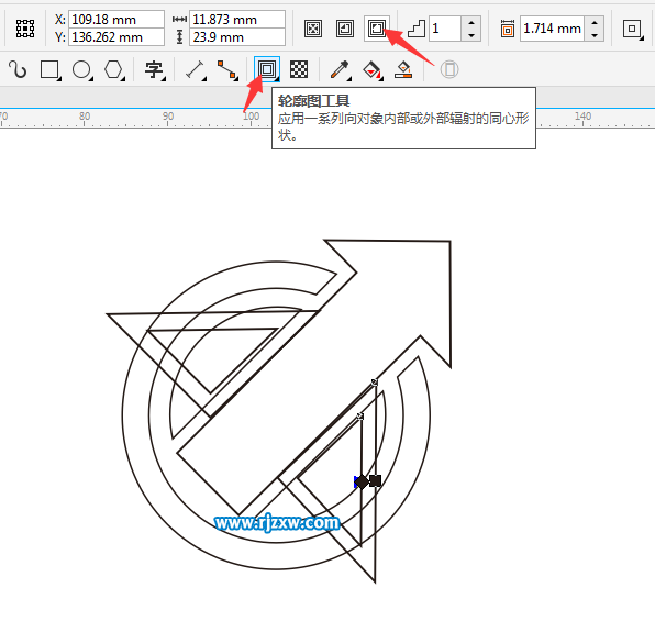 Coreldraw軟件的修剪技巧介紹