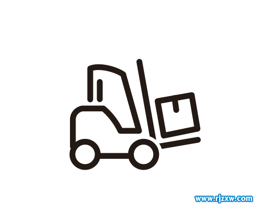 CDR繪制叉車簡筆畫教程