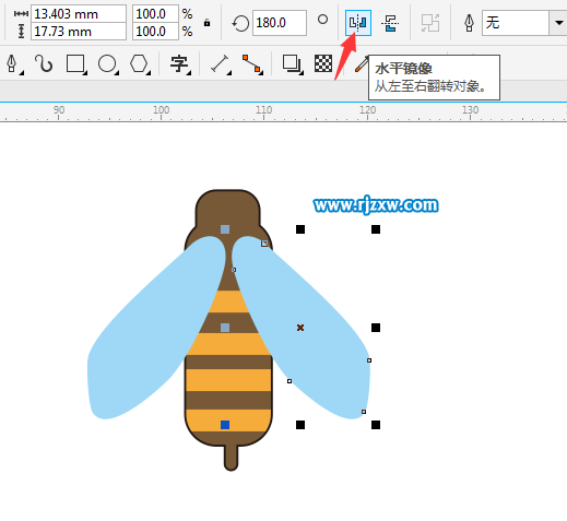 CDRX8繪制蜜蜂簡筆畫教程