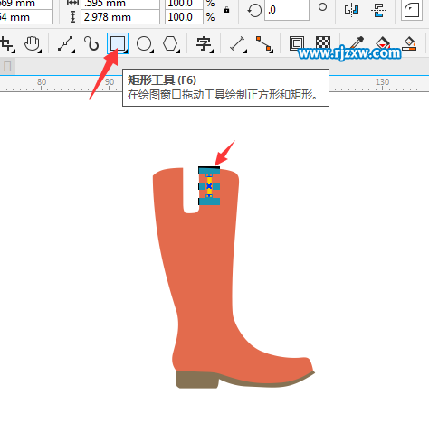 CDR繪制女士高跟鞋
