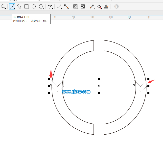 用CDR造形功能修剪圖標(biāo)