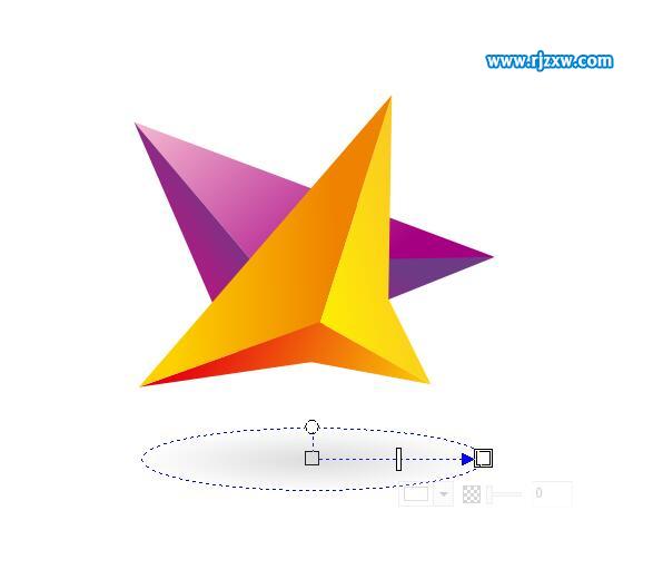 CDR怎么三角立體圖形