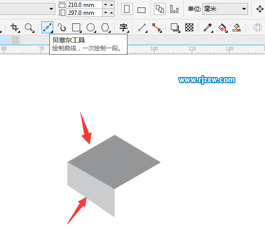 用CDR軟件做立體效果