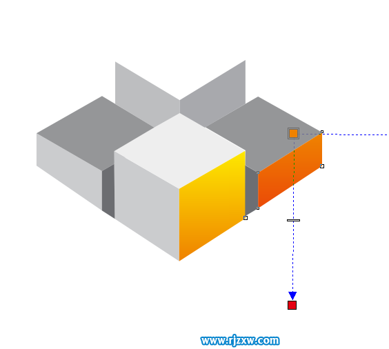 用CDR軟件做立體效果