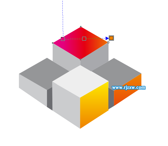 用CDR軟件做立體效果