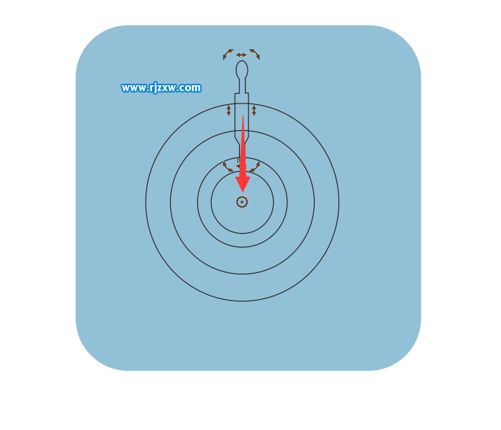 CorelDRAW X8怎么設計船舵的圖形？