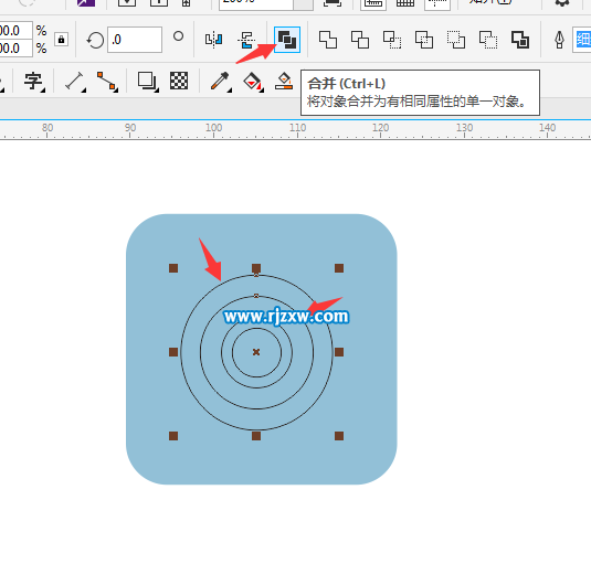 CorelDRAW X8怎么設計船舵的圖形？